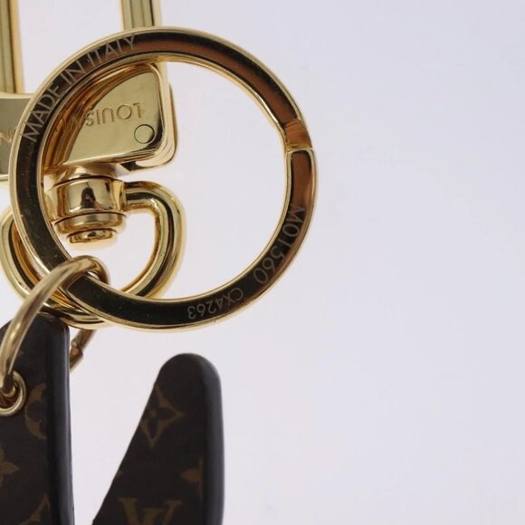 LOUIS VUITTON Monogram Bunny Charm Charm Leather Pink White M01560 Auth 133681M - Picture 8 of 9